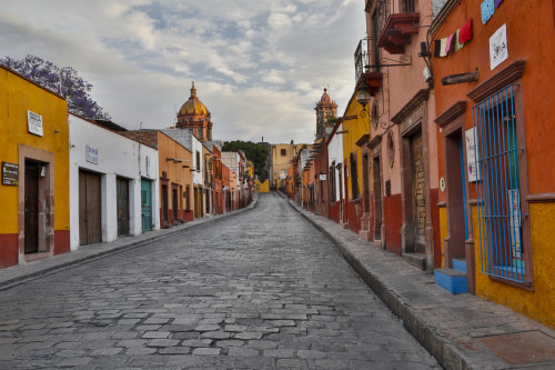 San Miguel De Allende, Mexico. Street scene Poster Print by Darrell Gulin - Item # VARPDDSA13DGU0025