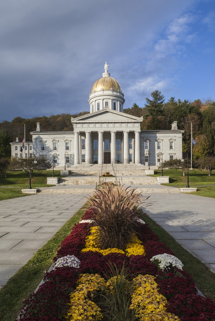 USA, Vermont, Montpelier. Vermont State House Poster Print by Walter Bibikow - Item # VARPDDUS46WBI0311
