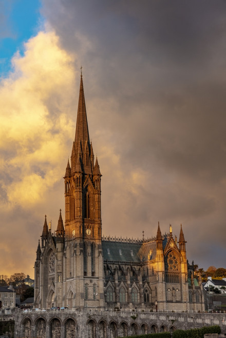 Sunset clouds over St. Colman's Cathedral in Cobh, Ireland Poster Print by Chuck Haney - Item # VARPDDEU15CHA0008