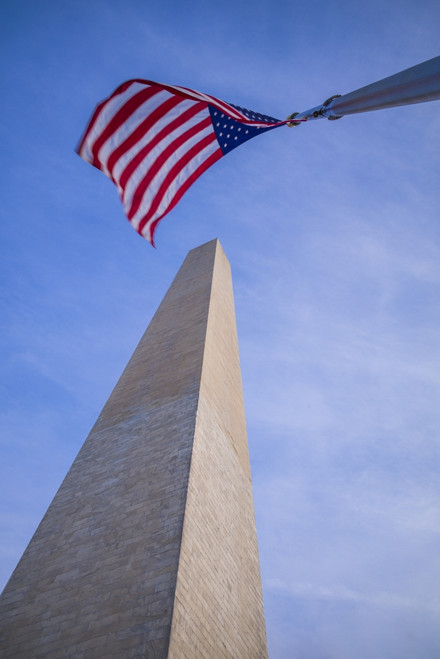 USA, Washington D.C. National Mall, Washington Monument Poster Print by Walter Bibikow - Item # VARPDDUS09WBI0093