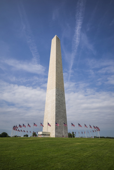 USA, Washington D.C. National Mall, Washington Monument Poster Print by Walter Bibikow - Item # VARPDDUS09WBI0106