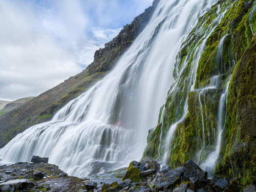 Dynjandi waterfall, an icon of the Westfjords in northwest Iceland Poster Print by Martin Zwick (24 x 18) # EU14MZW1868