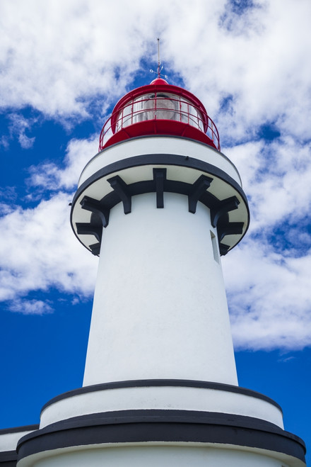 Portugal, Azores, Sao Jorge Island, Topo. Ponta do Topo lighthouse Poster Print by Walter Bibikow - Item # VARPDDEU23WBI1078