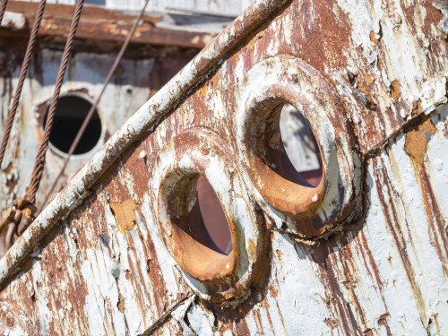 Petrel whale catcher. Grytviken Whaling Station, South Georgia Island Poster Print by Martin Zwick - Item # VARPDDAN02MZW0131