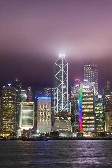 Hong Kong Island skyline and Victoria Harbour, Hong Kong, China. Poster Print by Michael DeFreitas - Item # VARPDDAS07MDE0375