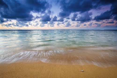 Evening light over the Pacific from Tunnels Beach, Kauai, Hawaii, USA. Poster Print by Russ Bishop - Item # VARPDDUS12RBS0587 Evening light over the Pacific from Tunnels Beach, Kauai, Hawaii, USA. Poster Print by Russ Bishop - Item # VARPDDUS12RBS0587