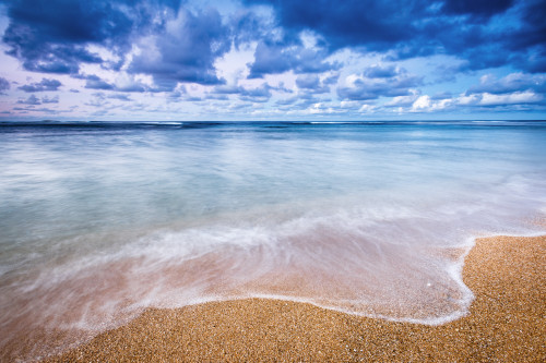 Evening light over the Pacific from Tunnels Beach, Kauai, Hawaii, USA. Poster Print by Russ Bishop - Item # VARPDDUS12RBS0591 Evening light over the Pacific from Tunnels Beach, Kauai, Hawaii, USA. Poster Print by Russ Bishop - Item # VARPDDUS12RBS0591