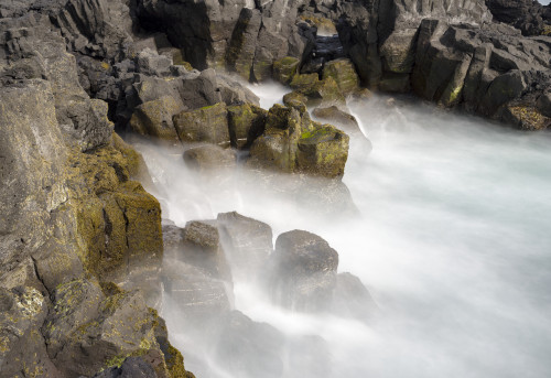 Coastal landscape at Brimketill, Reykjanes peninsula. Northern Iceland Poster Print by Martin Zwick - Item # VARPDDEU14MZW1389