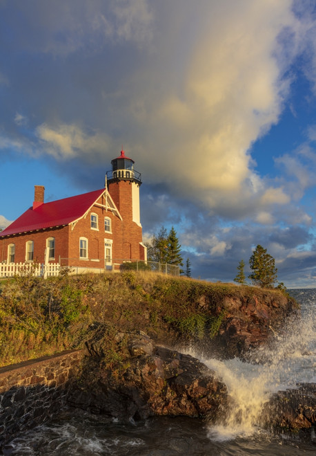 Historic Eagle Harbor Lighthouse n the Upper Peninsula of Michigan, USA Poster Print by Chuck Haney - Item # VARPDDUS23CHA0309