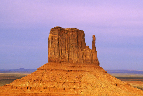 USA, Arizona, Monument Valley. Eroded butte formation called Mittens. Poster Print by Jaynes Gallery - Item # VARPDDUS03BJY0500