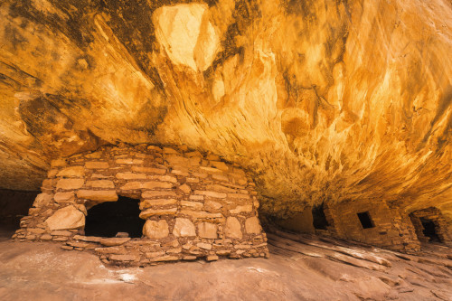 House on Fire Ruin, Cedar Mesa, Bears Ears National Monument, Utah, USA. Poster Print by Russ Bishop - Item # VARPDDUS45RBS0072