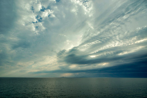 Canada, Quebec, Iles-de-la-Madeleine Open sea, view of Ile d'Entree Poster Print by Michele Molinari (24 x 18) # CN10MME0008