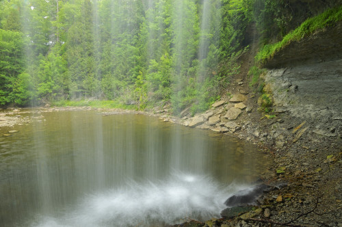 Canada, Ontario, Manitoulin Island. Kagawong River at Bridal Veil Falls. Poster Print by Jaynes Gallery - Item # VARPDDCN08BJY0184