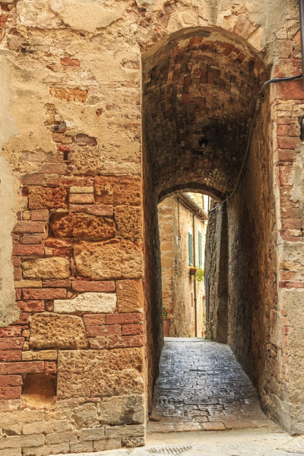 Italy, Val d'Orcia in Tuscany, province of Siena, Pienza. UNESCO World Heritage Site. Poster Print by Emily Wilson - Item # VARPDDEU16EWI0396