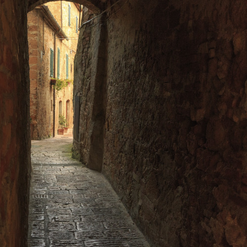 Italy, Val d'Orcia in Tuscany, province of Siena, Pienza. UNESCO World Heritage Site. Poster Print by Emily Wilson - Item # VARPDDEU16EWI0397