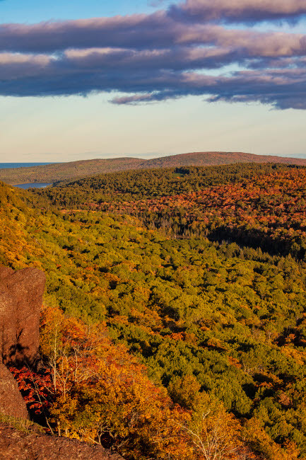 View from Brockway Mountain near Copper Harbor in the Upper Peninsula of Michigan, USA Poster Print by Chuck Haney (18 x 24) # US23CHA0330