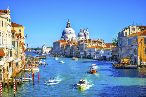 Grand Canal, Santa Maria della Salute Church from Ponte Academia Bridge, Venice, Italy. Poster Print by William Perry - Item # VARPDDEU16WPE0434 Grand Canal, Santa Maria della Salute Church from Ponte Academia Bridge, Venice, Italy. Poster Print by William Perry - Item # VARPDDEU16WPE0434