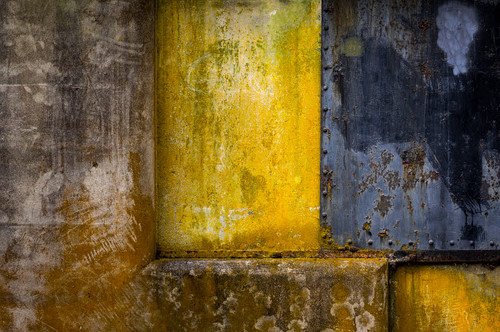 USA, Washington State, Port Townsend, Fort Worden State Park Abstract detail of World War I bunker Credit as: Don Paulson / Jaynes Gallery Poster Print by Jaynes Gallery (24 x 18) # US48BJY1297