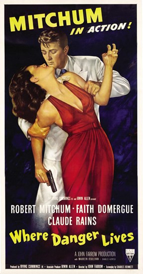 Where Danger Lives Movie Poster (11 x 17) - Item # MOV415074