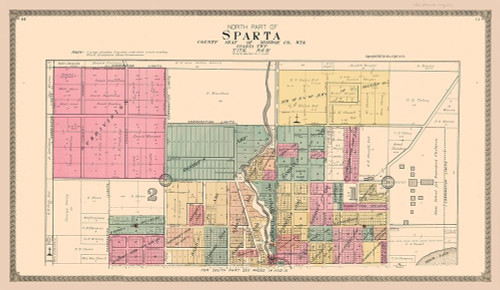 Sparta Wisconsin - Ogle 1915 Poster Print by Ogle Ogle # WISP0001