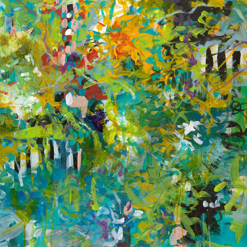 Garden Gate Poster Print by Jan Weiss # W1117D