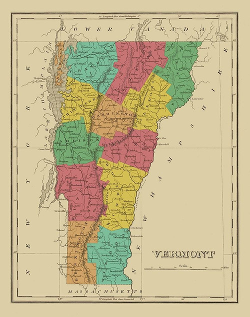 Vermont - Finley 1831 Poster Print by Finley Finley # VTZZ0013