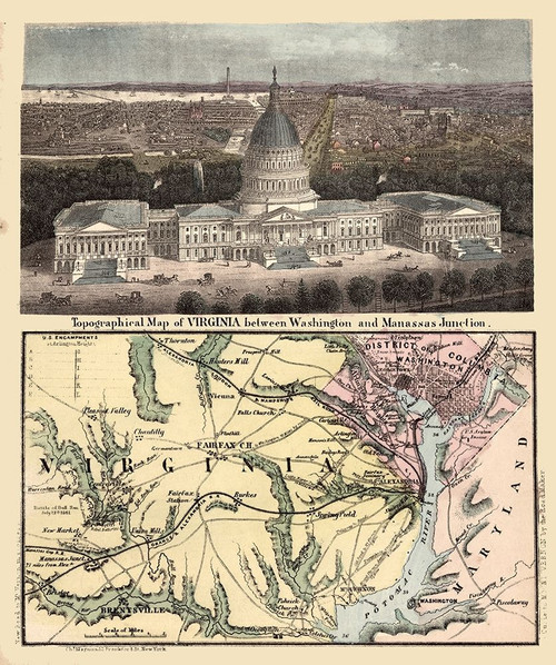 Virginia - Magnus 1861 Poster Print by Magnus Magnus # VAVI0020