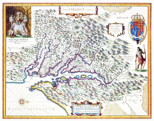 Virginia - 1636 Poster Print by Powhatan Powhatan # VAZZ0002