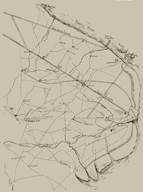 Fairfax Virginia - 1861 Poster Print by Unknown Unknown # VAFA0007