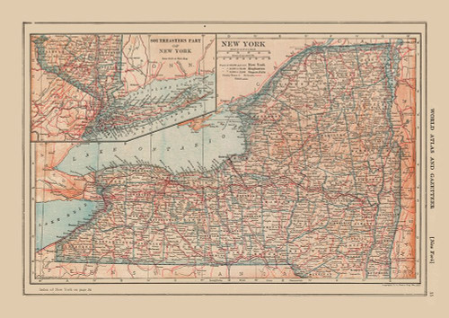 New York - Reynold 1921 Poster Print by Reynold Reynold # USNY0005