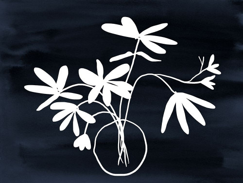 Indigo Etchings III Poster Poster Print by Urban Road Urban Road # URP644