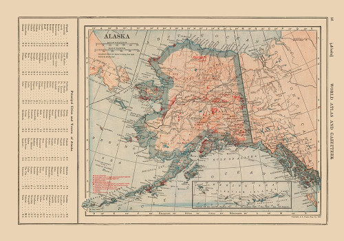 Alaska - Reynold 1921 Poster Print by Reynold Reynold # USAL0008