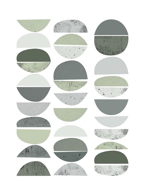 Mid Century ColorDew 2 Poster Print by Urban Epiphany Urban Epiphany # UERC113B3