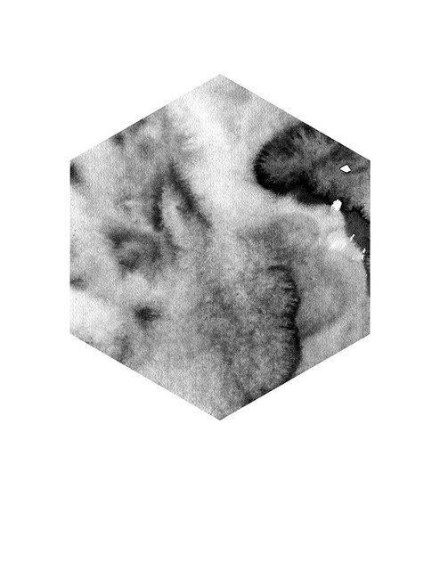 Hex Black Poster Poster Print by Urban Road Urban Road # URP38