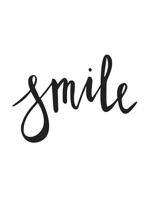 Smile Poster Poster Print by Urban Road Urban Road # URP173