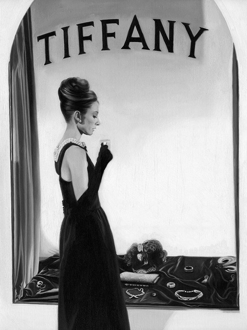 Tiffany Black Poster Poster Print by Urban Road Urban Road # URP213
