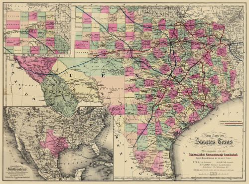 Texas - Colton 1881 Poster Print by Colton Colton # TXZZ0090