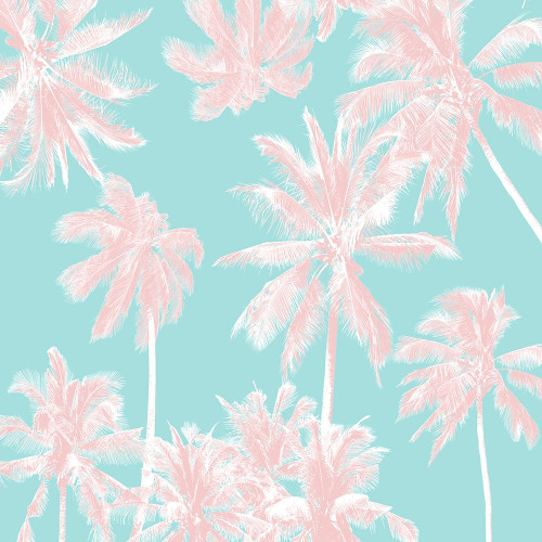 Tropico Turquoise Poster Print by Urban Road Urban Road # UR211