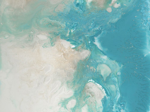 Blue Marble Poster Print by Urban Road Urban Road # UR476