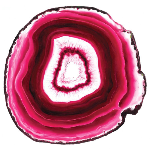 Agate Slice pink Poster Print by Urban Road Urban Road # UR11064D