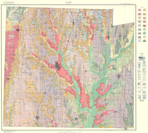 Collin Texas Soil - Knight 1930 Poster Print by Knight Knight # TXCO0008