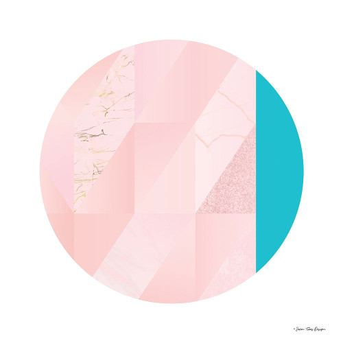 Pink Marble Circle II Poster Print by Seven Trees Design Seven Trees Design # ST662