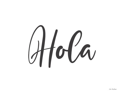 Spanish Hello Poster Print by Stellar Design Studio Stellar Design Studio # ST785