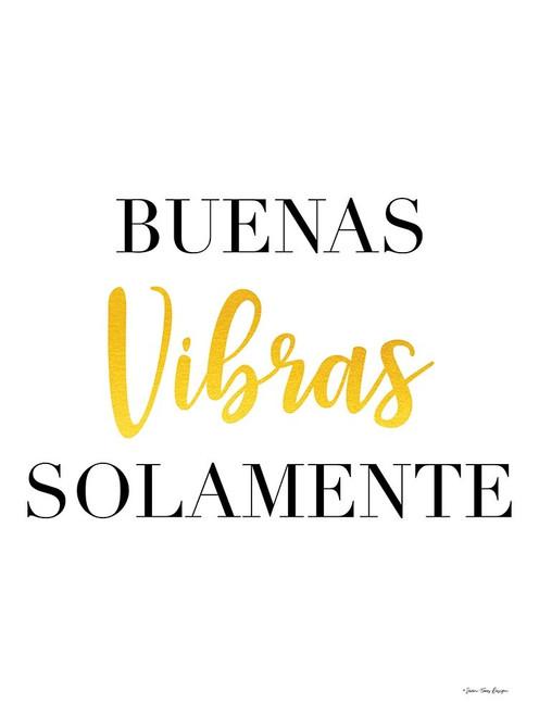 Spanish Good Vibes Only Poster Print by Stellar Design Studio Stellar Design Studio # ST784
