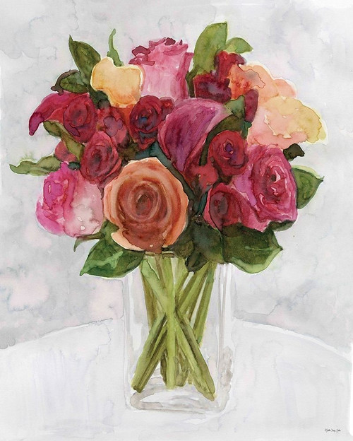 Vase with Flowers II Poster Print by Stellar Design Studio Stellar Design Studio # SDS444