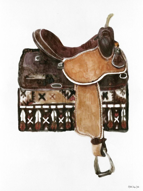 Saddle 1 Poster Print by Stellar Design Studio Stellar Design Studio # SDS287