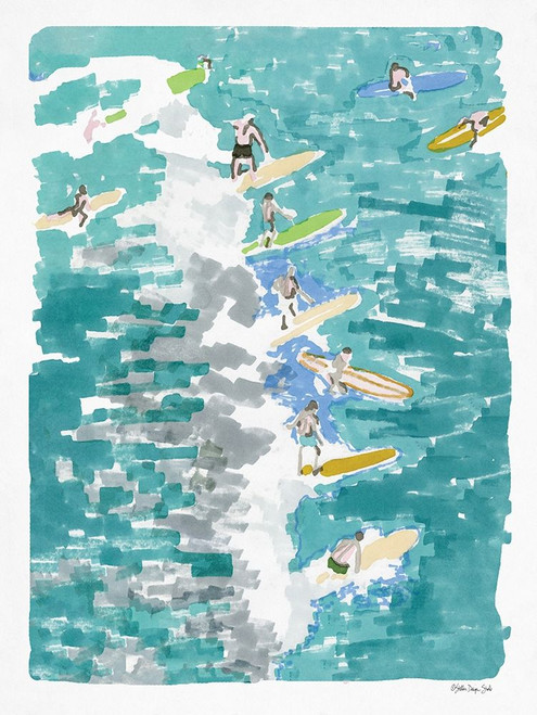 Surfs Up 1 Poster Print by Stellar Design Studio Stellar Design Studio # SDS223
