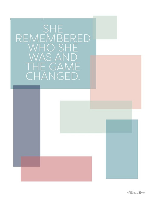 Game Changed Poster Print by Susan Ball # SB824