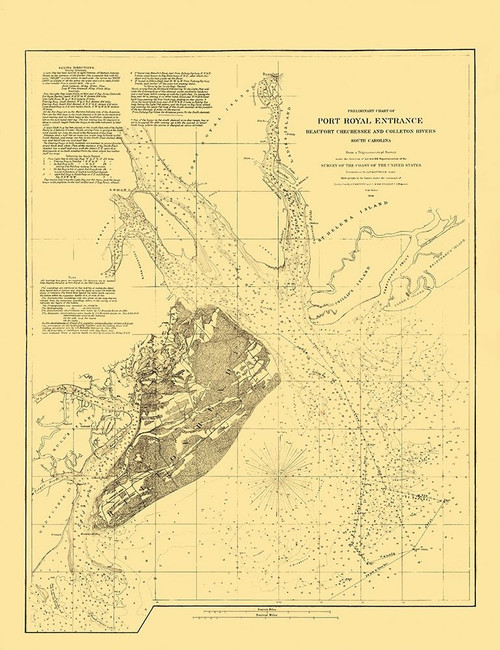 Hilton Head Island South Carolina Ship Channel Poster Print by Bache Bache # SCHI0001