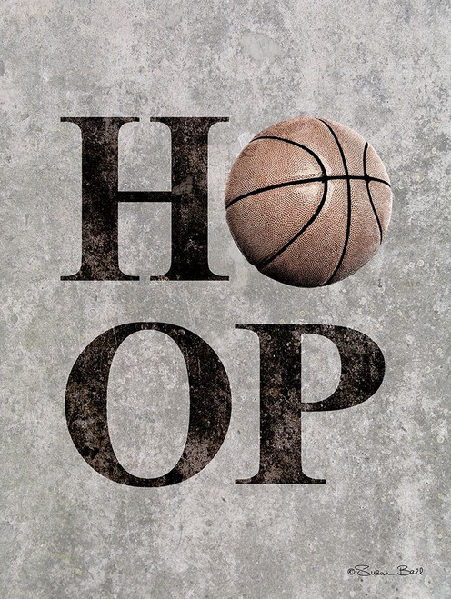 Basketball HOOP Poster Print by Susan Ball # SB768